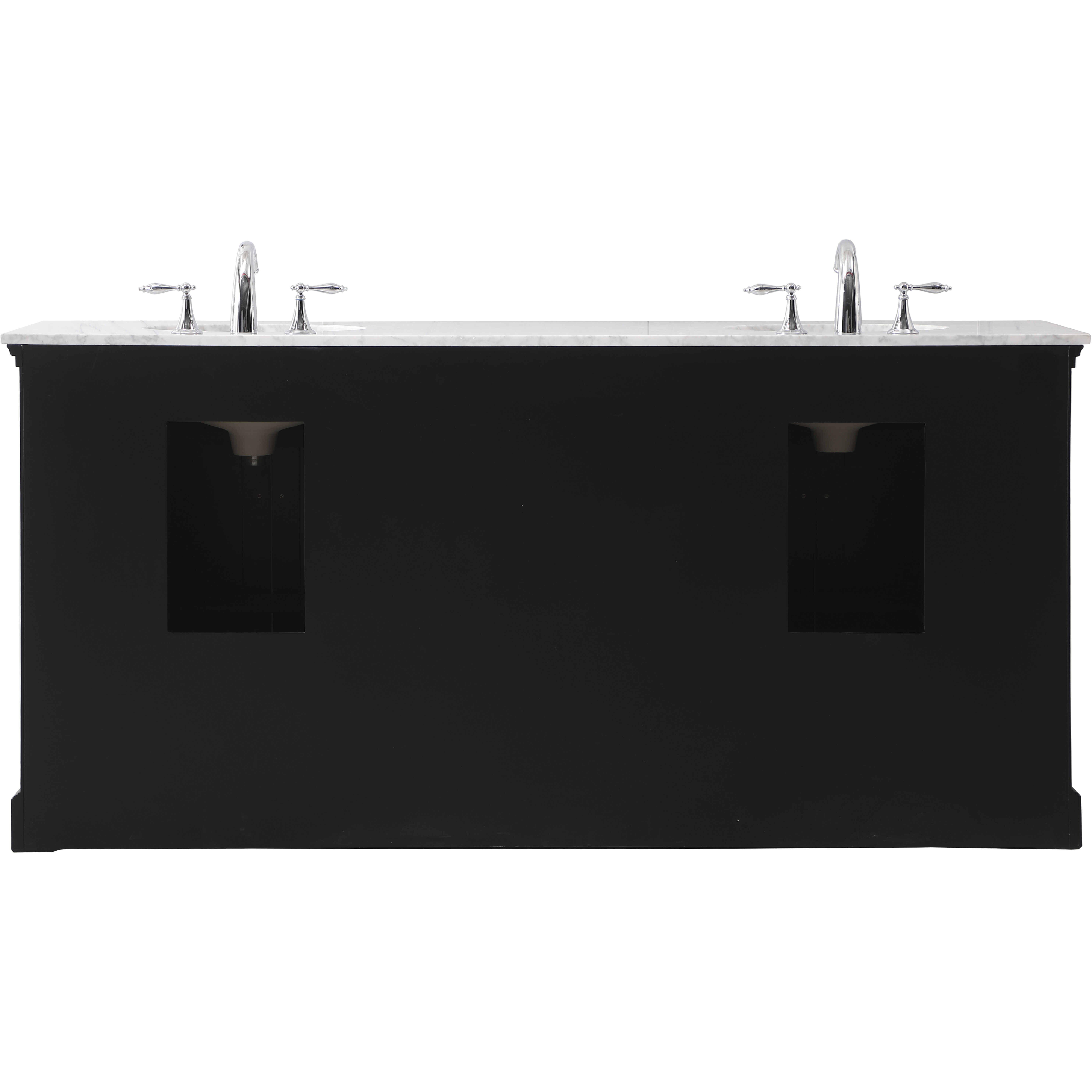 Clarence 72 X 22 X 35 inch Black Vanity Sink Set