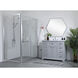 Americana 84 X 22 X 70 inch Light Grey Vanity Sink Set