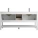 Heath 72 X 21.5 X 35 inch White Vanity Sink Set