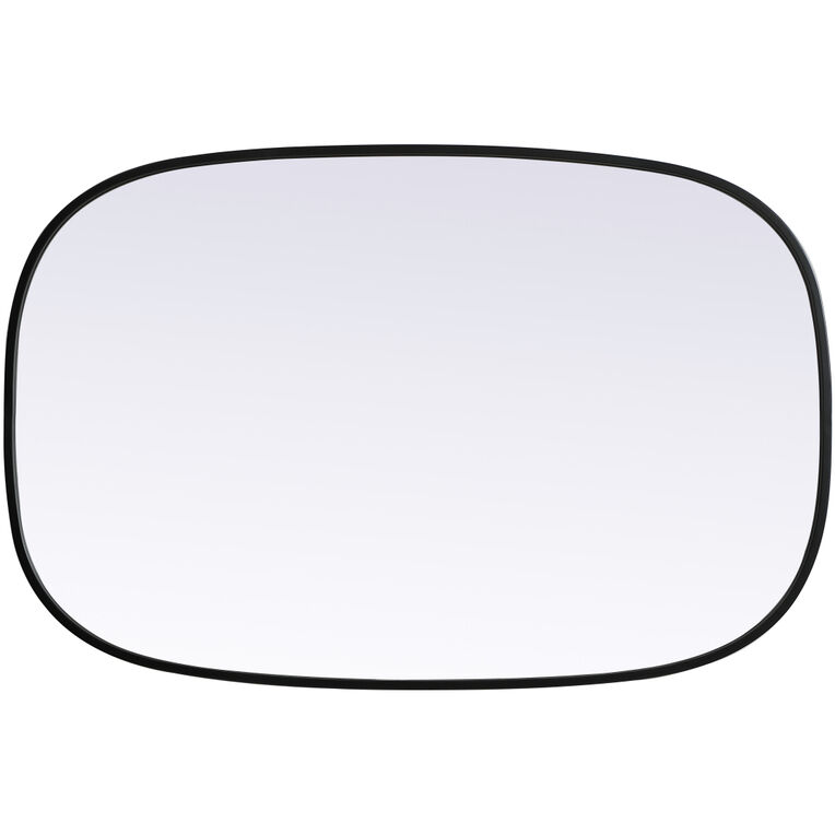 Brynn 36 X 24 inch Black Mirror in 24 x 36