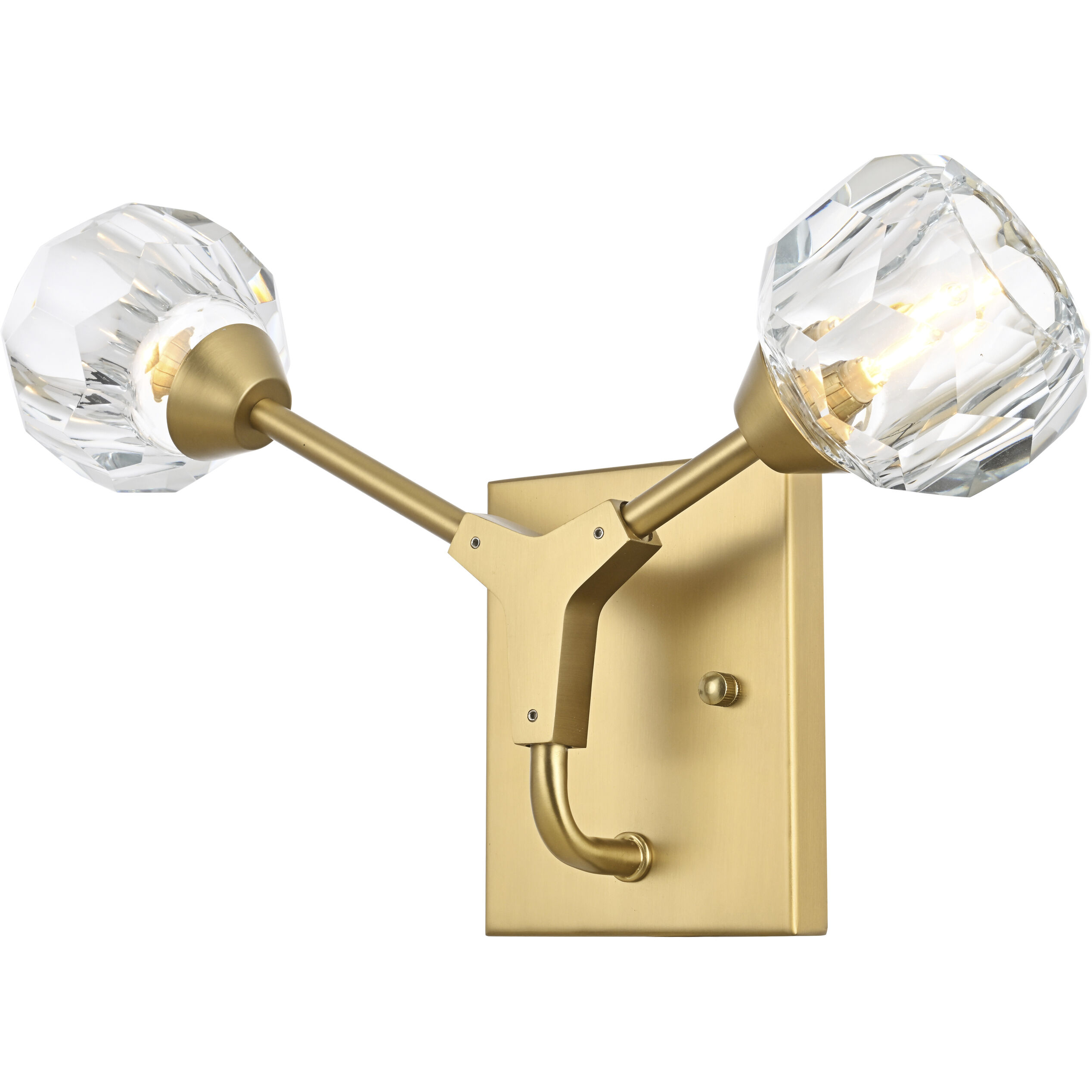 Zayne 2 Light 15 inch Gold Wall Sconce Wall Light