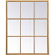 Motif 40 X 31.5 inch Brass Wall Mirror