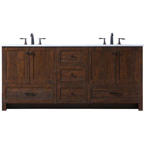 Soma 72 X 19 X 34 inch Expresso Vanity Sink Set