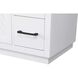 Chase 36 X 34 inch White Bathroom Vanity Cabinet