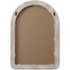 Marlowe 42 X 30 inch Linen White Mirror