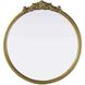 Naomi 32 X 30 inch Antique Brass Mirror