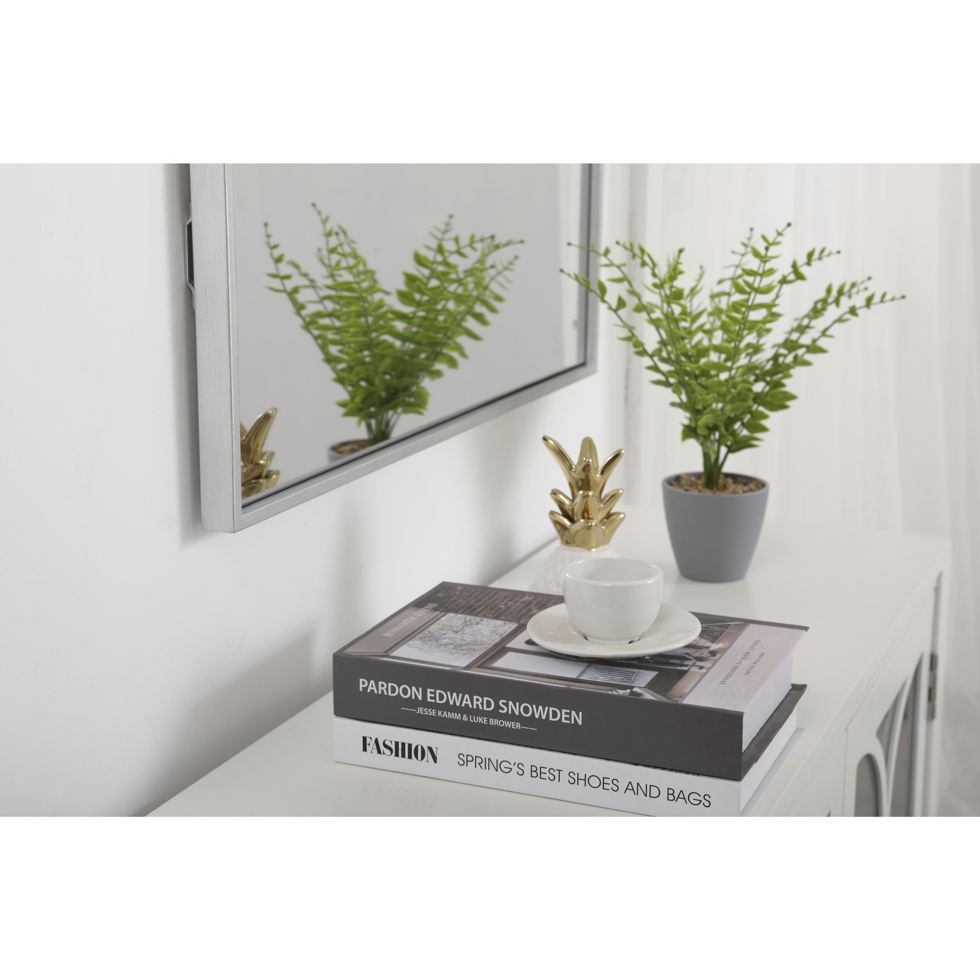 Monet 36 X 27 inch Silver Wall Mirror