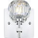 Graham 1 Light 5 inch Chrome Wall Sconce Wall Light