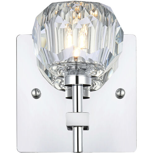 Graham 1 Light 5 inch Chrome Wall Sconce Wall Light