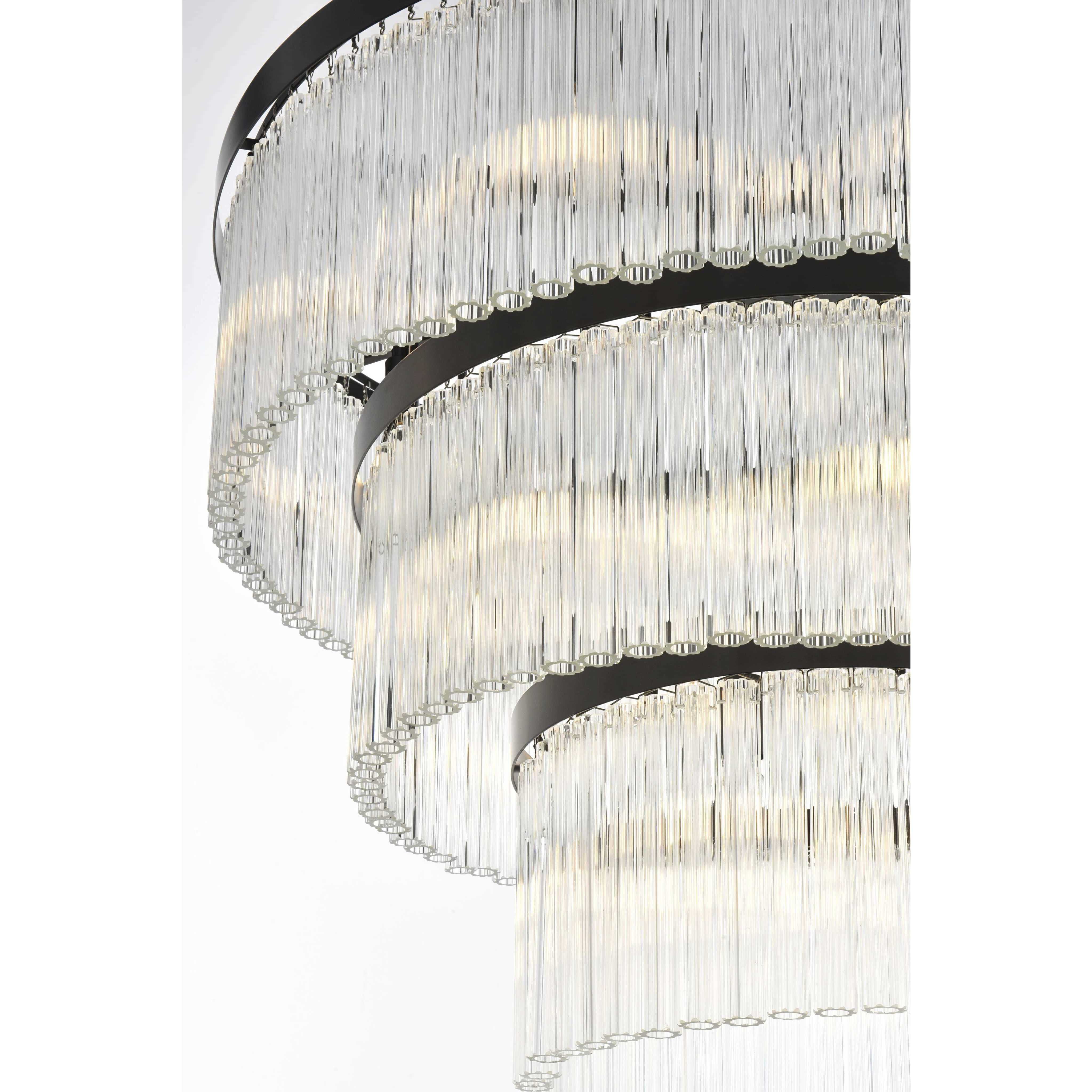 Harlow 18 Light 32 inch Black Chandelier Ceiling Light