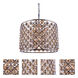 Madison 8 Light 27.5 inch Polished Nickel Pendant Ceiling Light in Golden Teak, Urban Classic