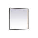 Pier 36 X 27 inch Black LED Mirror