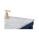 Clement 60 X 22 X 34 inch Blue Bathroom Vanity Cabinet