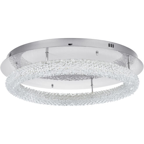 Bowen 1 Light 26 inch Chrome Flush Mount Ceiling Light