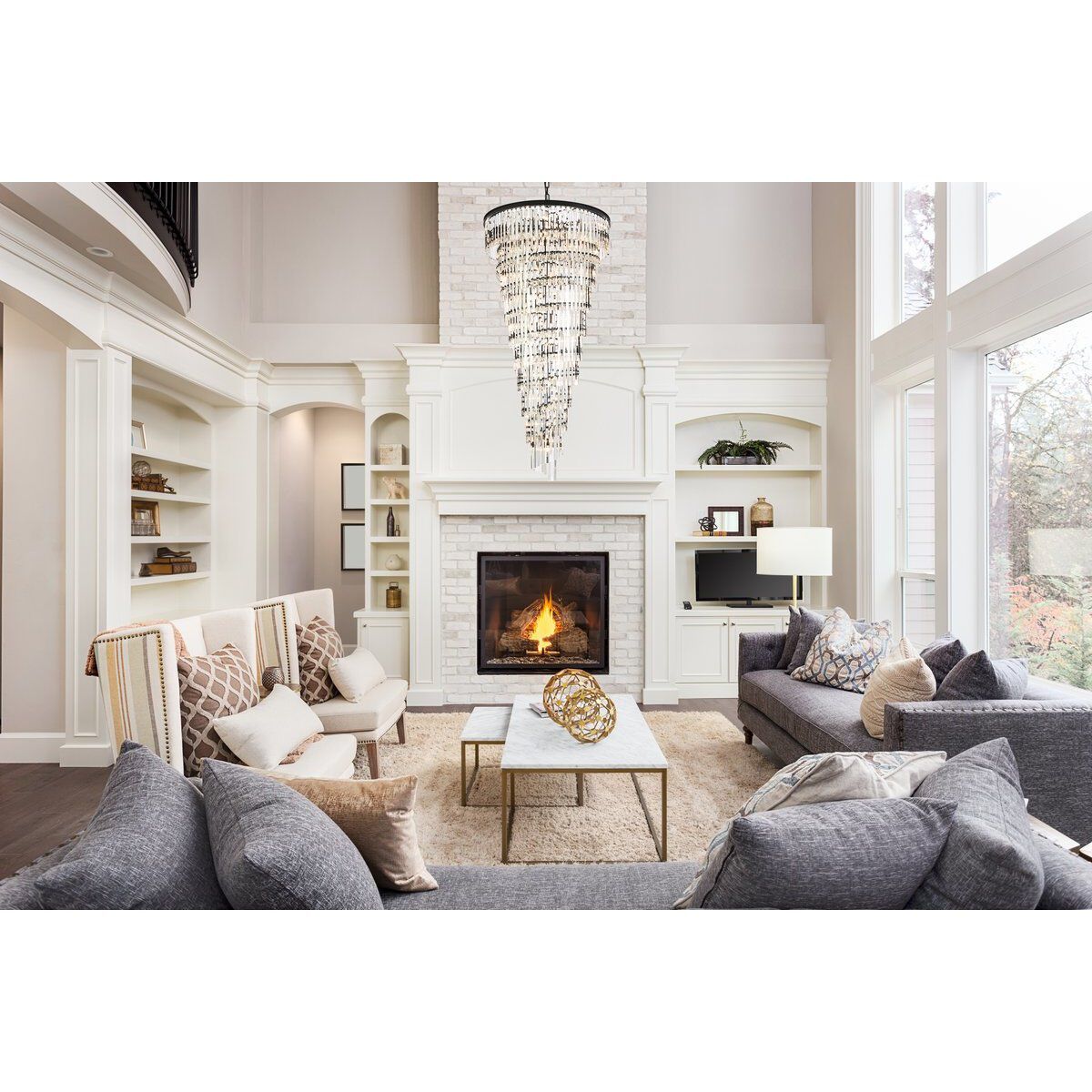 Sydney 42 Light 36.5 inch Matte Black Chandelier Ceiling Light