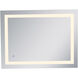Helios 36 X 27 inch Silver Lighted Wall Mirror 