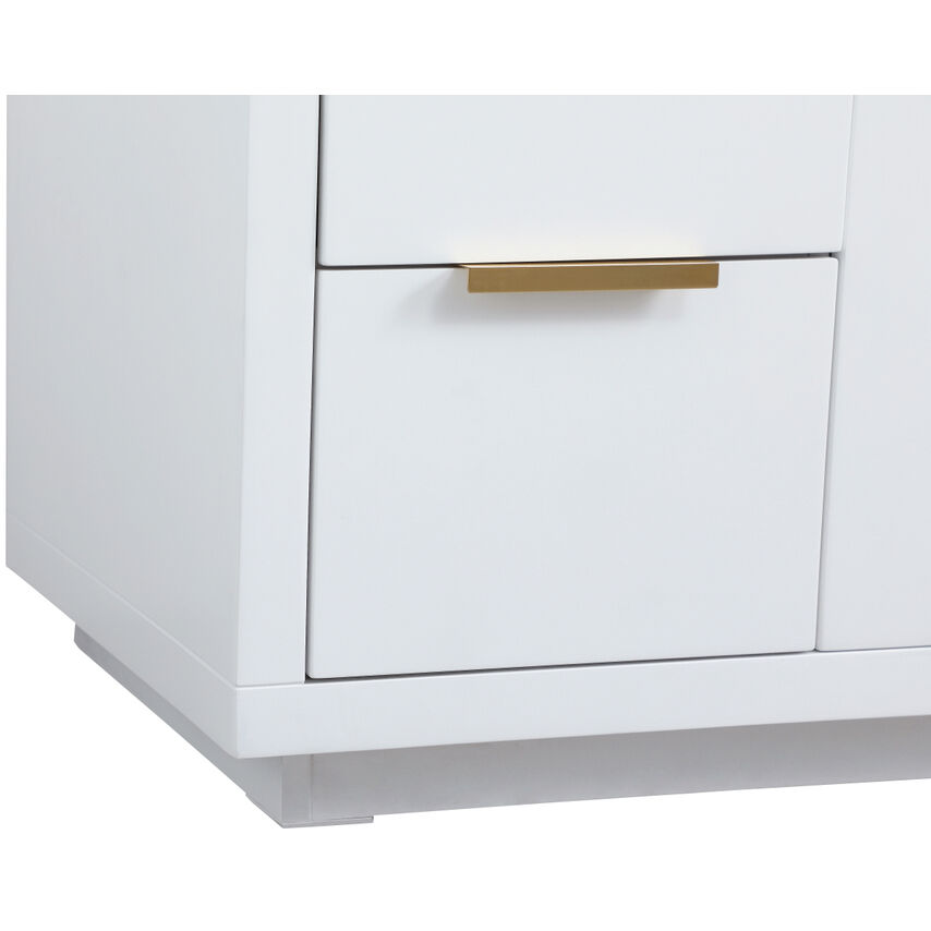Blake 54 X 22 X 34 inch White Vanity Sink Set