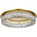 Monroe 26 inch Gold Flush Mount Ceiling Light