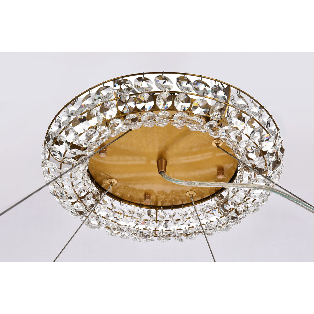 Paris 24 Light 59 inch Brass Chandelier Ceiling Light in Gold