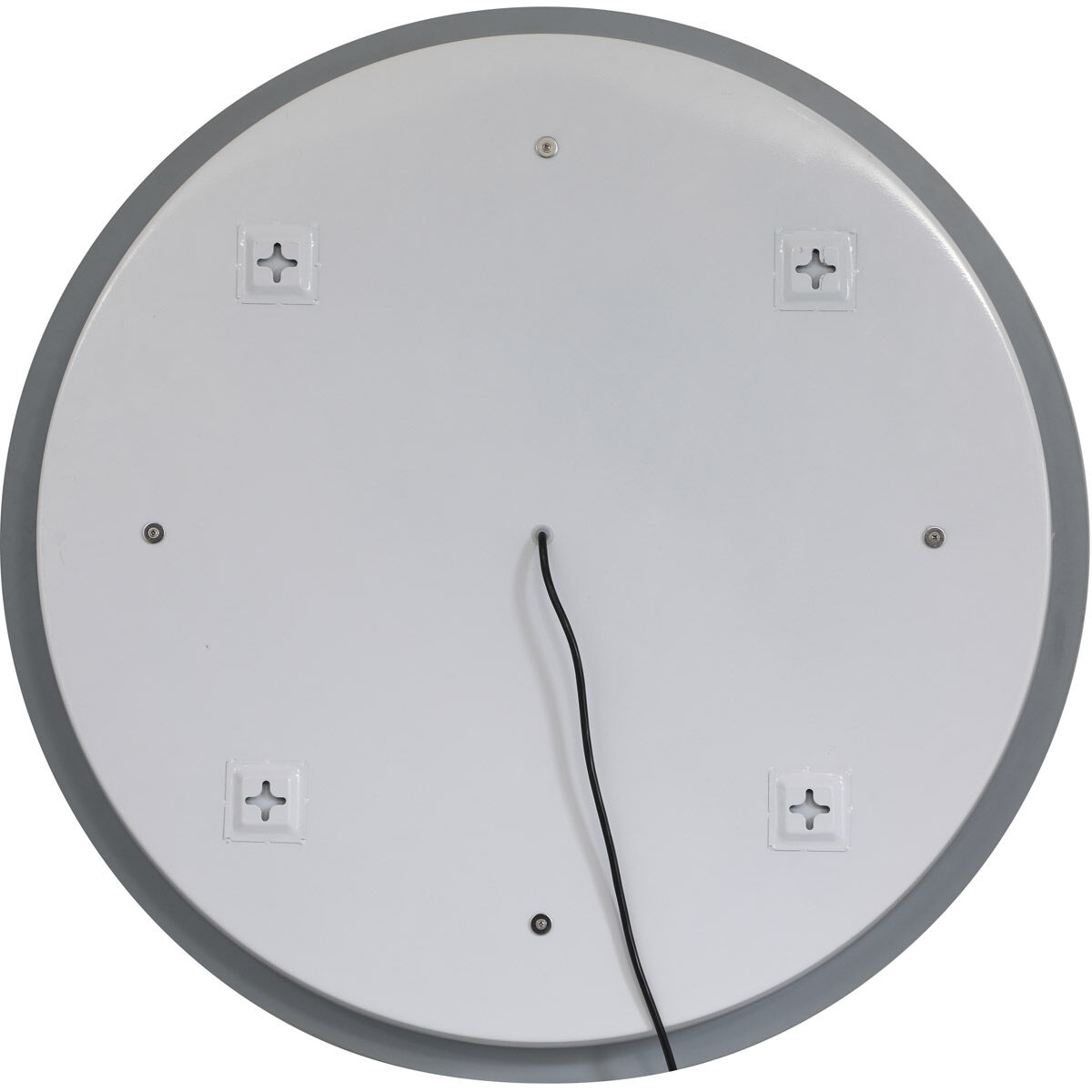 Helios 32 X 32 inch Silver Lighted Wall Mirror