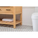 Clement 60 X 22 X 34 inch Natural Wood Bathroom Vanity Cabinet