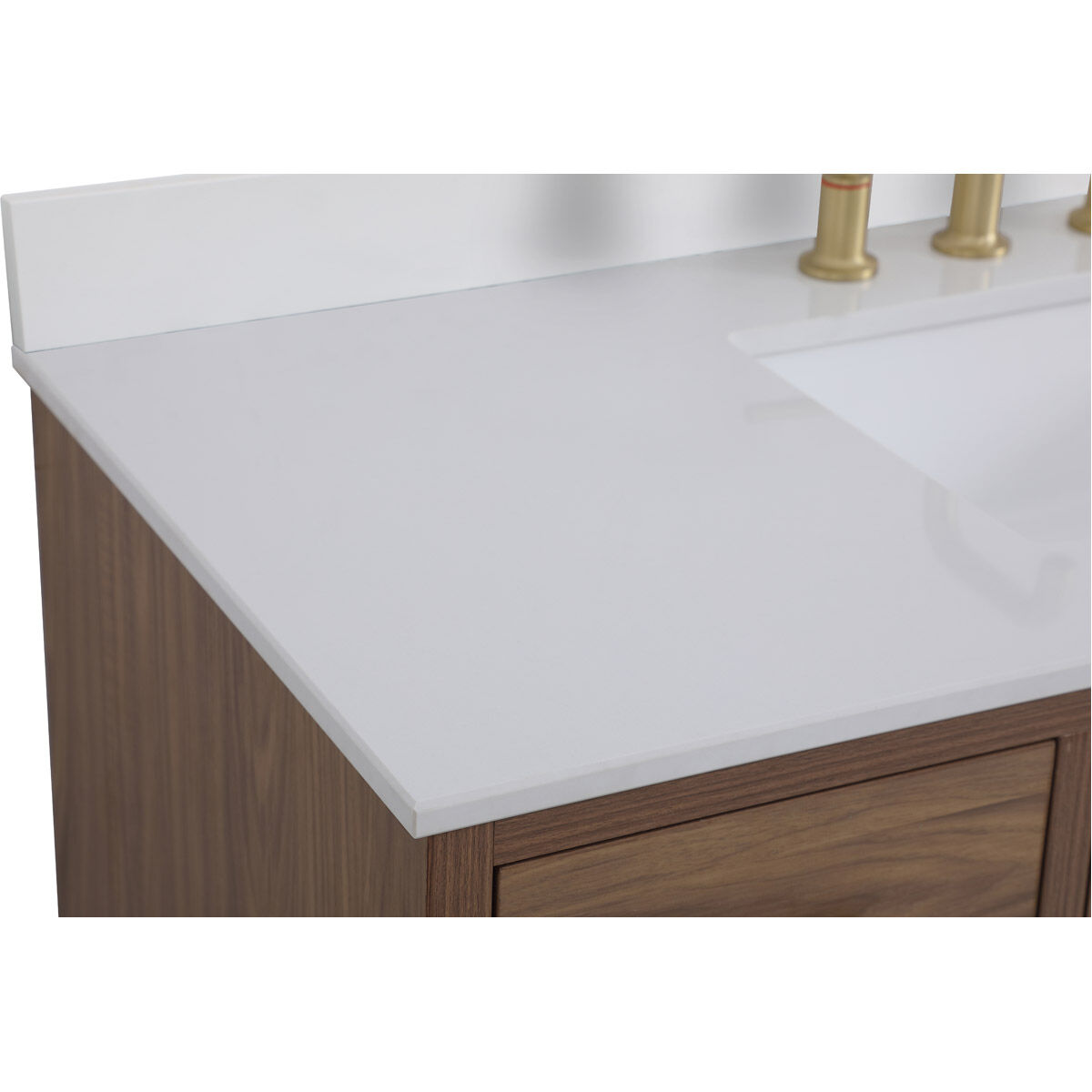 Boise 42 X 22 X 34 inch Walnut Brown Vanity Sink Set