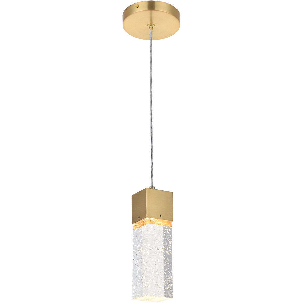 Novastella LED 5 inch Gold Pendant Ceiling Light