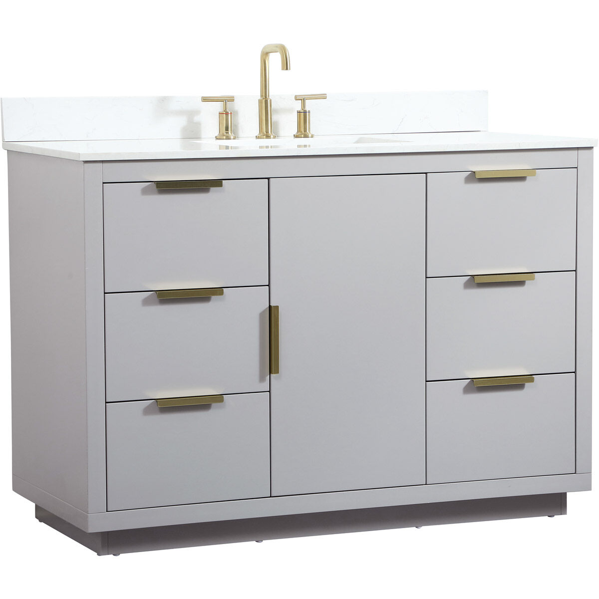 Blake 48 X 22 X 34 inch Grey Vanity Sink Set