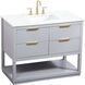 Larkin 42 X 22 X 34 inch Grey Vanity Sink Set