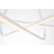 Dahlia LED 27 inch White Pendant Ceiling Light