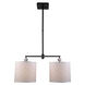 Gemma 2 Light 12 inch Bronze Pendant Ceiling Light, Urban Classic