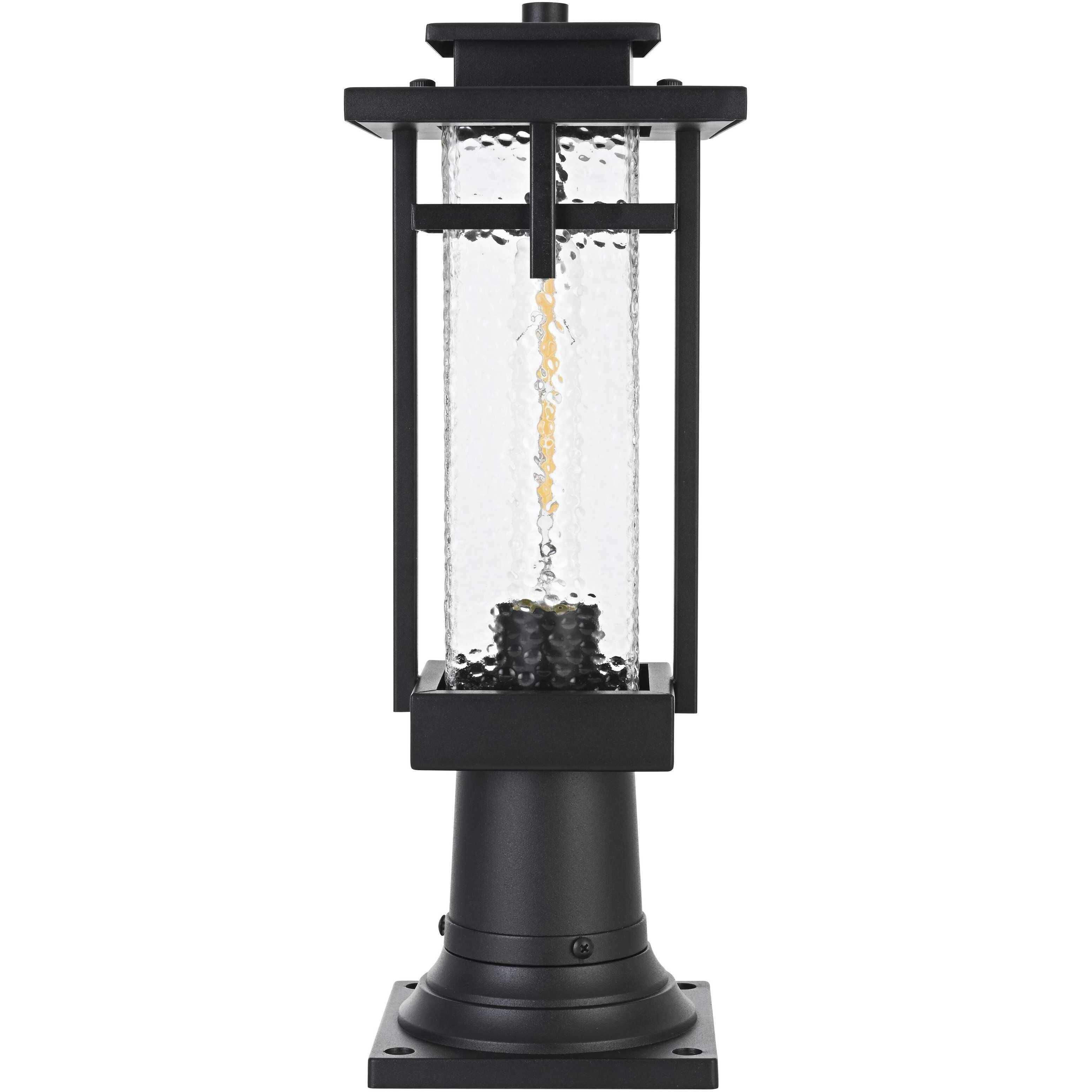 Cambria 1 Light 17 inch Black Outdoor Post Light