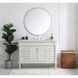 Lexington 48 X 21.5 X 35 inch Antique White Vanity Sink Set