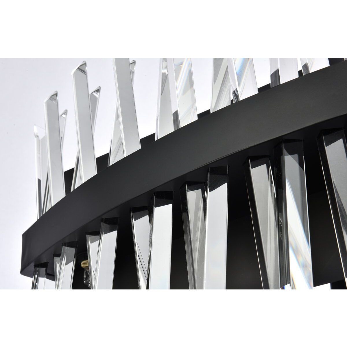 Serephina 8 Light 24 inch Black Bath Sconce Wall Light