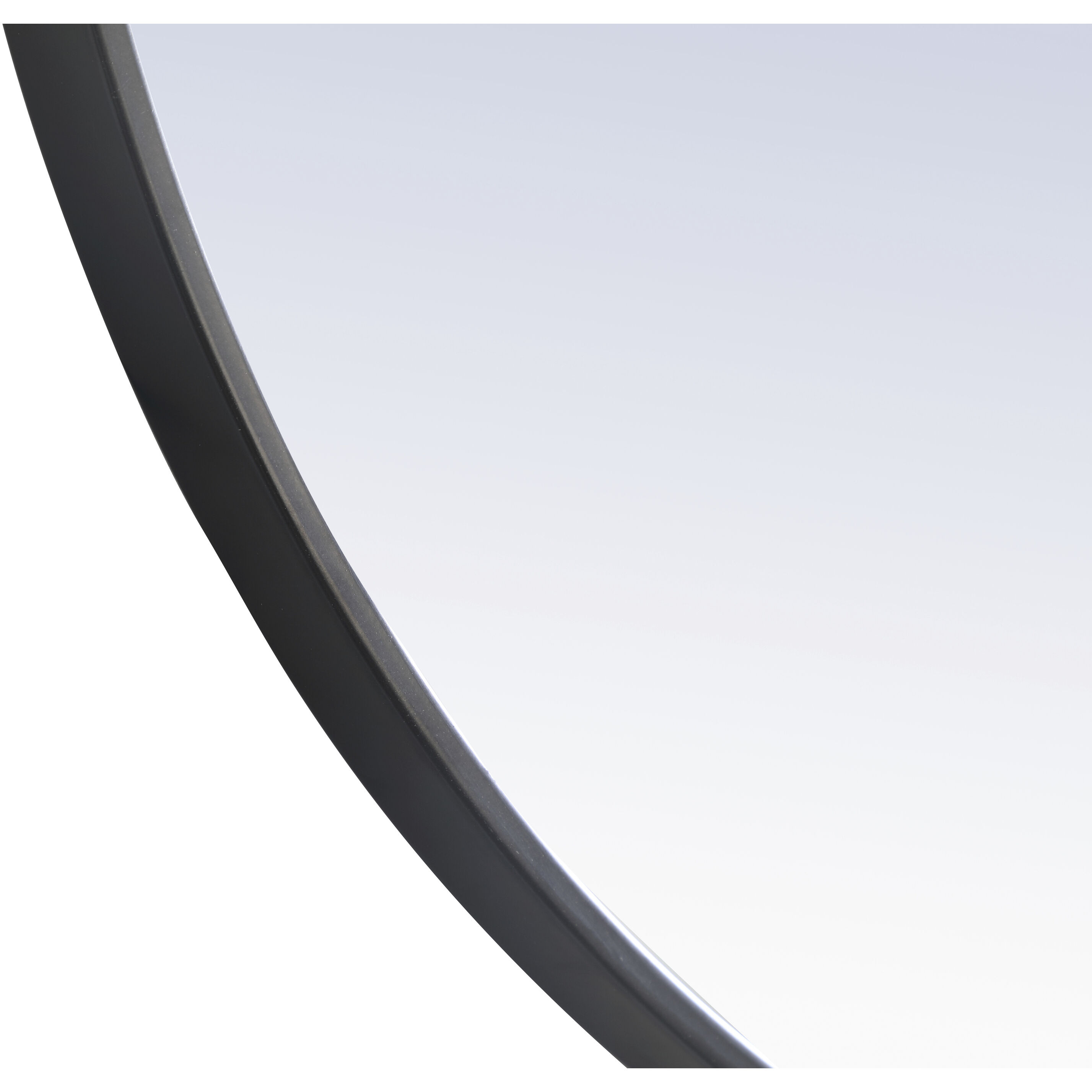 Eternity 24 X 24 inch Black Wall Mirror