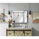 Amoura 30 X 24 inch Black Mirror