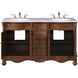 Windsor 60 X 35 inch Teak Vanity Set