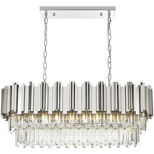 Willow 9 Light 14 inch Chrome Chandelier Ceiling Light