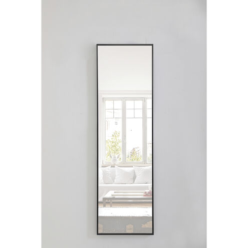 Monet 60 X 18 inch Black Wall Mirror