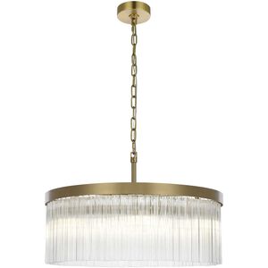 Harlow 6 Light 24 inch Satin Gold Chandelier Ceiling Light