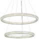 Bowen 2 Light 35.5 inch Satin Gold Chandelier Ceiling Light