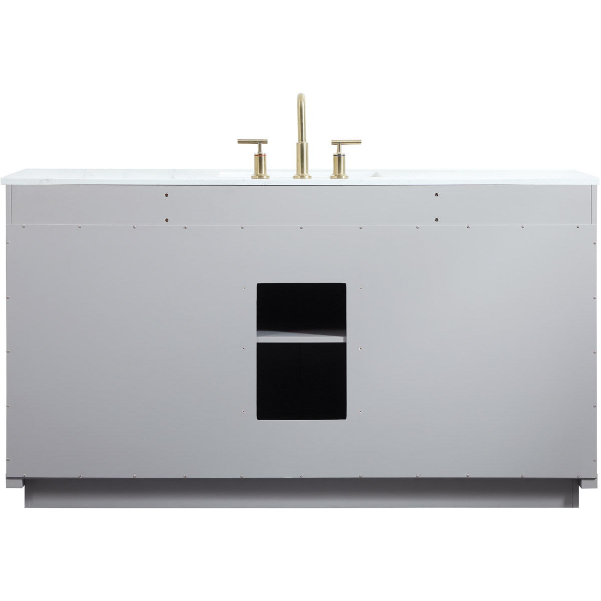 Blake 60 X 22 X 34 inch Grey Vanity Sink Set