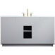 Blake 60 X 22 X 34 inch Grey Vanity Sink Set