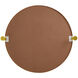 Everly 30 X 30 inch Gold Mirror