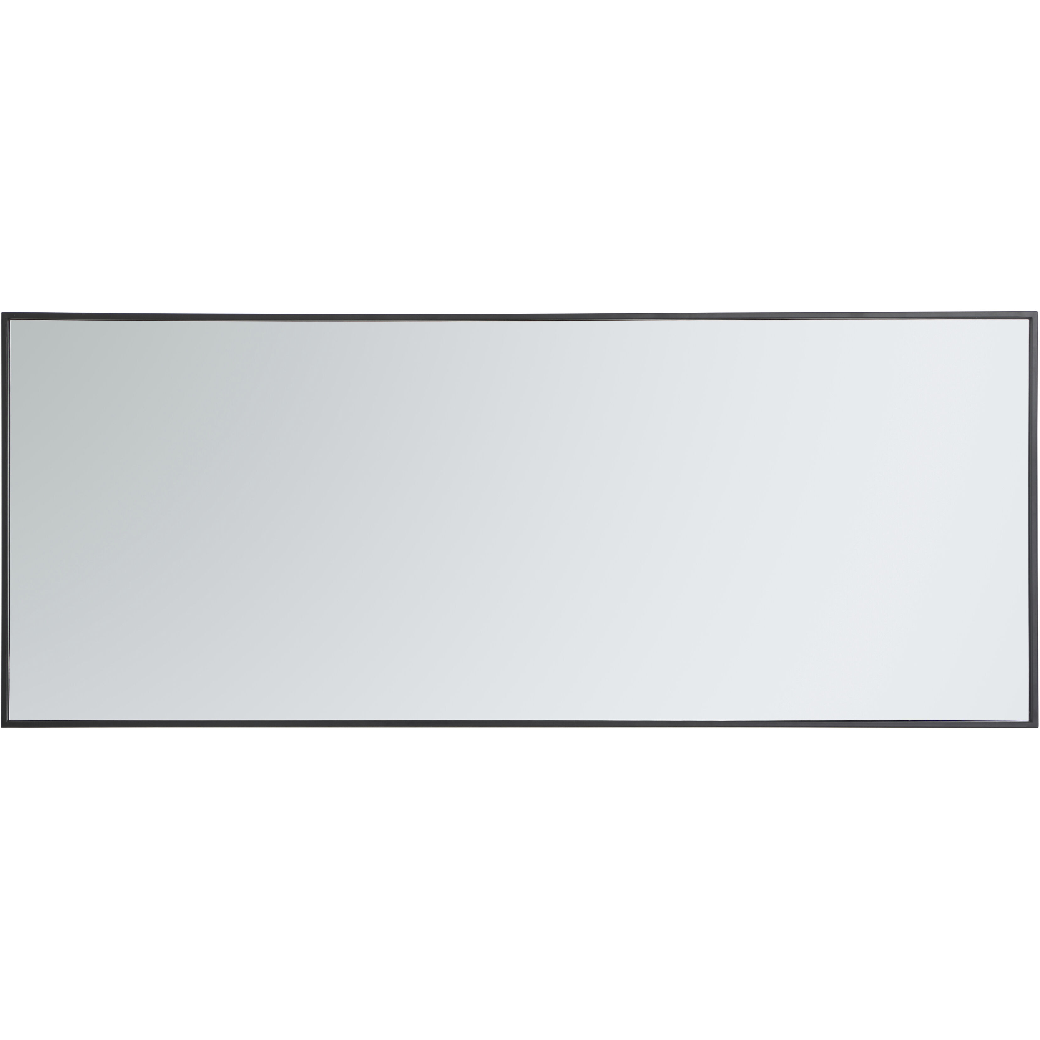 Monet 60 X 24 inch Black Wall Mirror