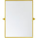 Everly 32 X 24 inch Gold Mirror