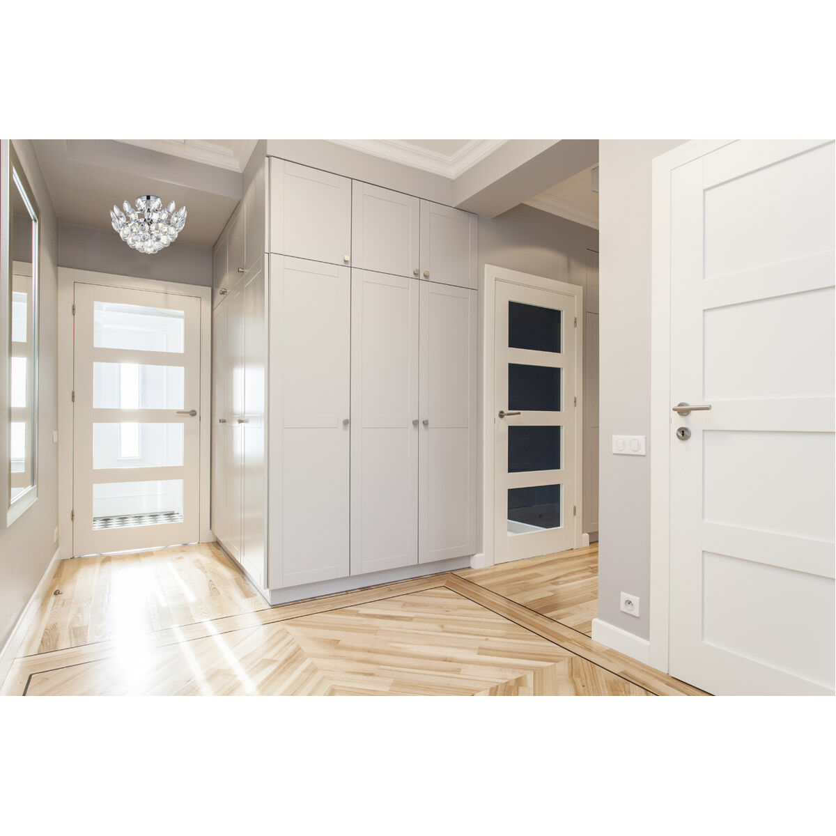 Emilia 3 Light 14 inch Chrome Flush Mount Ceiling Light