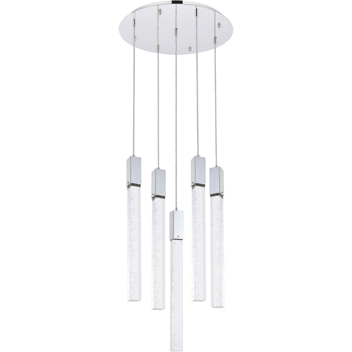 Weston 5 Light 20 inch Chrome Pendant Ceiling Light