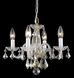 Rococo 4 Light 15 inch Gold Dining Chandelier Ceiling Light in Clear