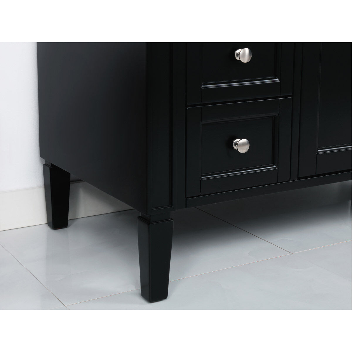 Park Avenue 40 X 21.5 X 35 inch Black Vanity Sink Set